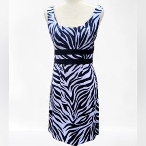 Connected Apparel Zebra Dress